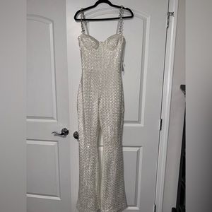 NADINE MERABI - LUCINDA WHITE JUMPSUIT